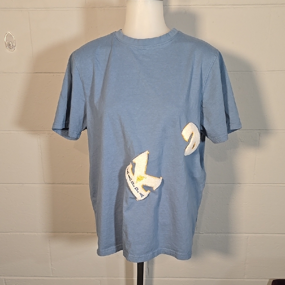 Vintage Kappa Men's Blue T-Shirt